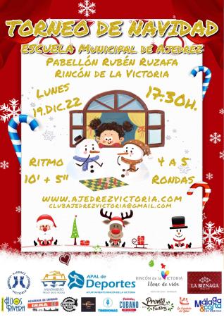 La Escuela Municipal de Ajedrez de Rincón de la Victoria celebra un Torneo Infantil de Navidad el próximo 19 de diciembre
