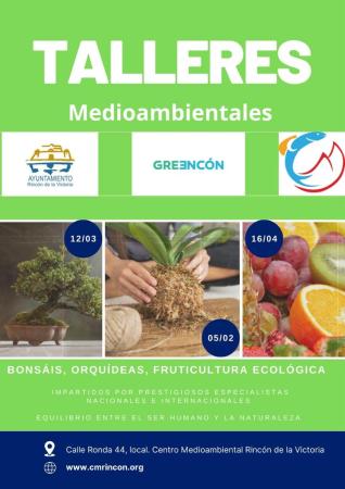 Expertos internacionales impartirán en Rincón de la Victoria talleres medioambientales sobre orquídeas, bonsáis, y fruticultura ecológica