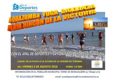 Actividades deportivas en la playa