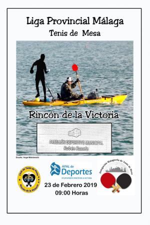 23 FEBRERO: LIGA PROVINCIAL MÁLAGA TENIS DE MESA