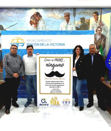 Rincón de la Victoria inicia la campaña promocional para dinamizar el comercio local con motivo del Día del Padre del 10 al 19 de marzo