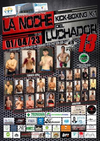 Rincón de la Victoria acoge la XIII Noche del Luchador con 20 combates de Kick-Boxing y K1