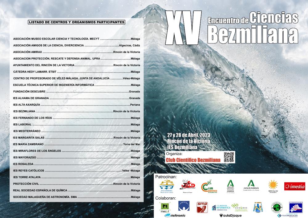 Imagen El Club Científico Bezmiliana reunirá a más de 2.000 personas en el XV Encuentro de Ciencias Bezmiliana