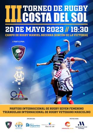 Rincón de la Victoria acogerá el III Torneo de Rugby Costa del Sol donde el C.R.M. se medirá a rivales internacionales