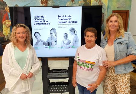 La Concejalía de Bienestar Social y AECC crean la Escuela de Linfedema para pacientes afectadas de cáncer de mama del municipio