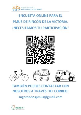 El Ayuntamiento de Rincón de la Victoria lanza una encuesta online para conocer las preferencias de movilidad de residentes y visitantes