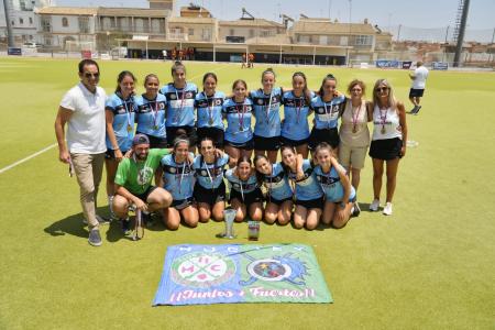 El equipo Carranque-Candelaria logra por primera vez ser campeonas de España de la 1º División Femenina de Hockey Hierba