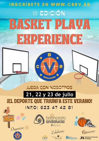 Rincón de la Victoria acogerá el III Torneo Basket Playa del 21 al 23 de julio para más de un centenar de jugadores