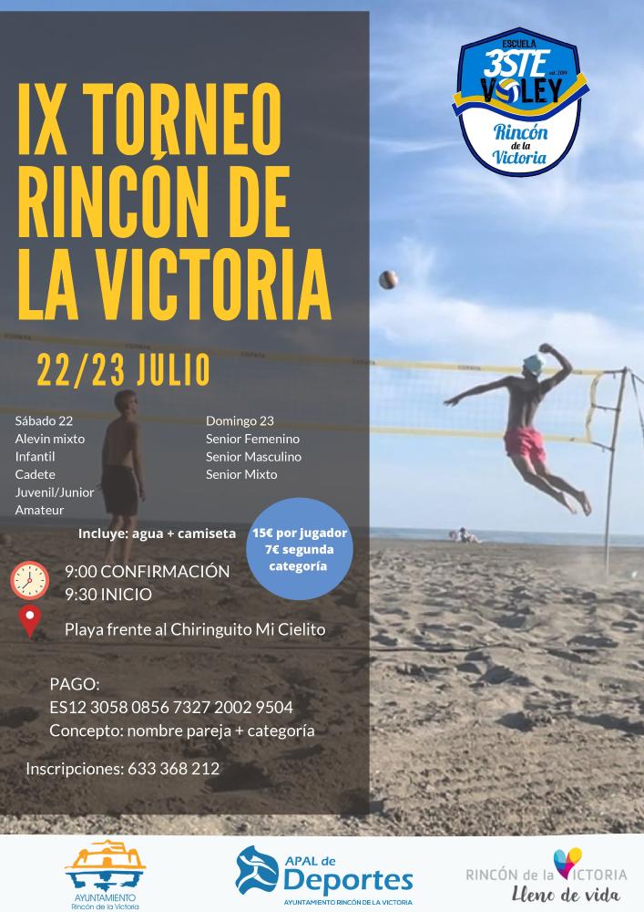 Imagen Rincón de la Victoria acogerá el IX Torneo de Voley Playa de ámbito andaluz con 300 jugadores