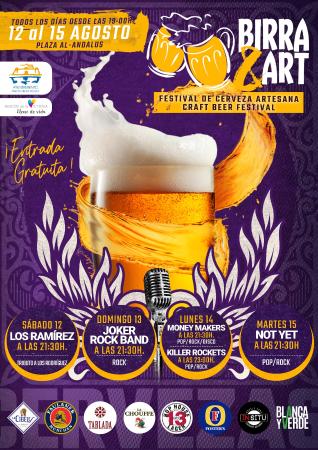 El Festival de la Cerveza Artesana `Birra&Art´ de Rincón de la Victoria se celebrará del 12 al 15 de agosto en la Plaza Al-Ándalus
