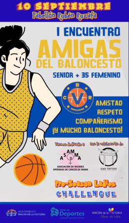 Rincón de la Victoria acoge el I Encuentro Amigas del Baloncesto Senior + 35 Femenino con la participación de más de un centenar de jugadoras