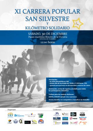 Rincón de la Victoria celebrará la XI Carrera Popular San Silvestre y el Kilómetro Solidario el sábado 30 de diciembre