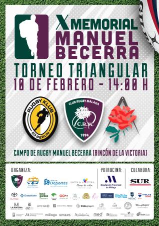 Rincón de la Victoria acogerá el X Memorial Manuel Becerra con un torneo triangular el próximo 10 de febrero