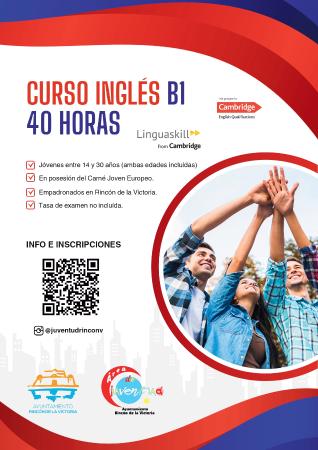 El Área de Juventud convoca un curso gratuito de Inglés B1 para jóvenes de Rincón de la Victoria