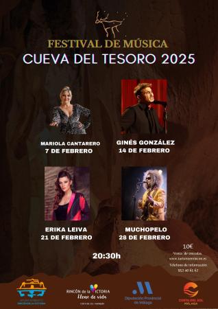 El Festival de Música de la Cueva del Tesoro refuerza su apuesta por la calidad con cuatro conciertos de primer nivel