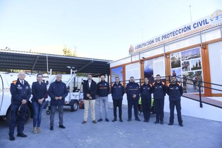 La Agrupación de Protección Civil de Rincón de la Victoria recibe nuevo equipamiento que completa las instalaciones y recursos para una mejora de la seguridad