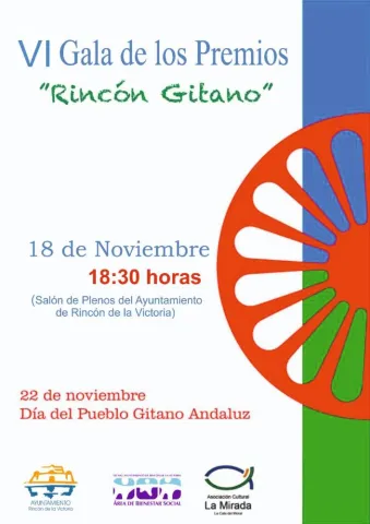 Cartel VI Gala de los Premios Rincón Gitano