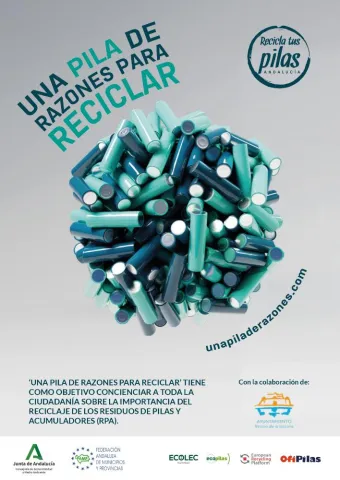 Cartel Reciclaje de pilas