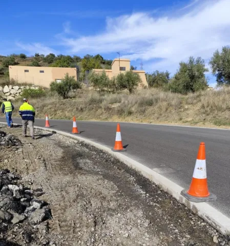 Obras y señalización en la carretera