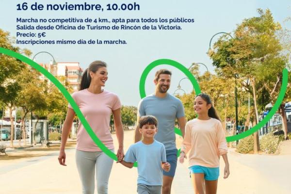 Cartel de marcha contra el cáncer