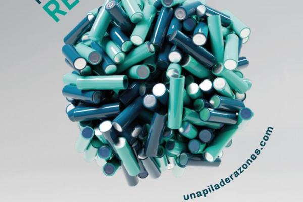 Cartel Reciclaje de pilas