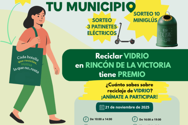 Cartel Reciclaje de Vidrio