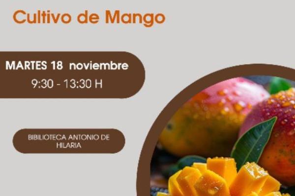 Cartel del Curso sobre el Cultivo de Mango