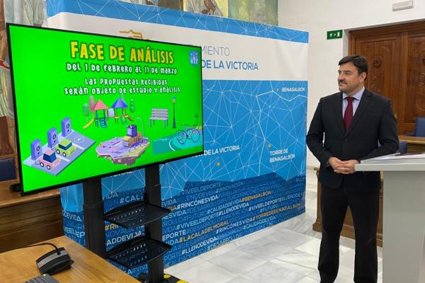 El Ayuntamiento de Rincón de la Victoria abre hoy el proceso de votaciones de sus Presupuestos Participativos